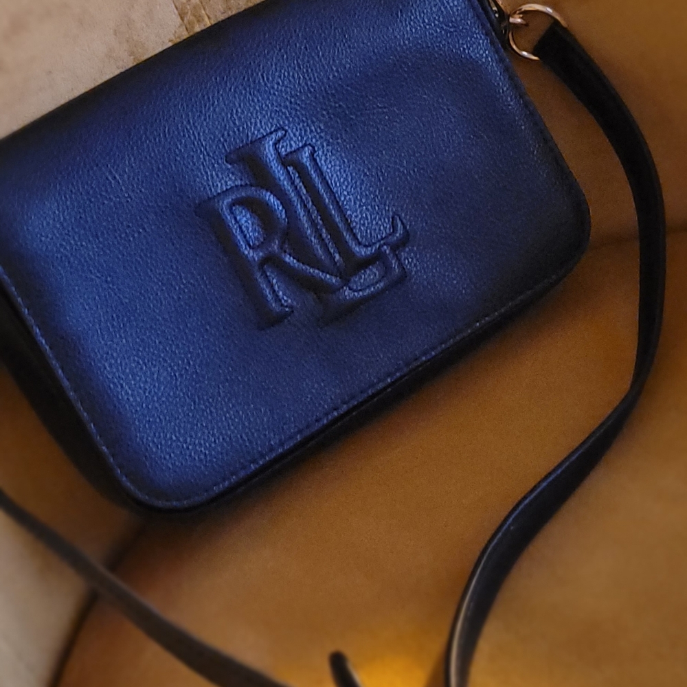 Genuine leather Ralph Lauren crossbody